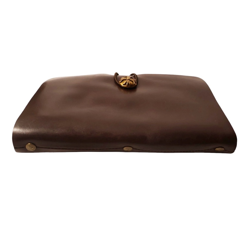 LINSHI TASKS Genuine Leather Journal Planner Folio Wallet Organizer Brown - Picture 4 of 16